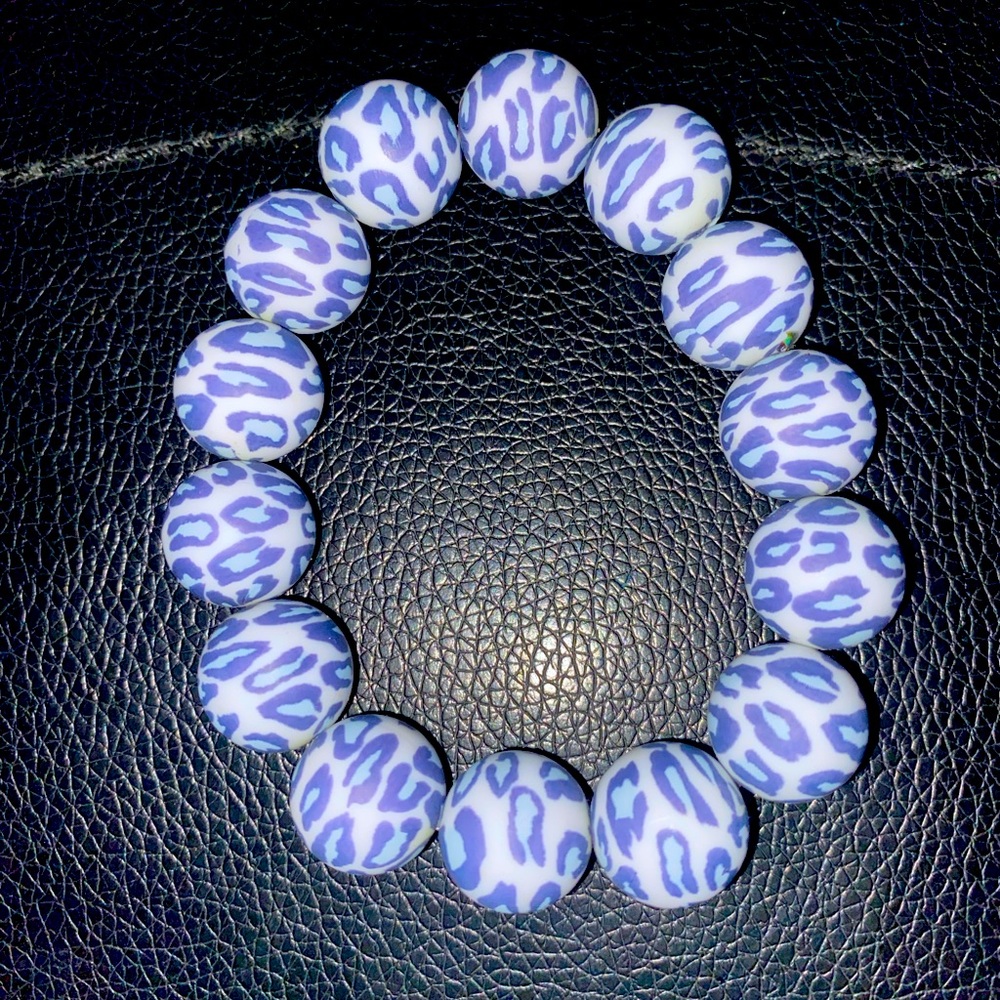 COPY - LEOPARD PRINT BEADED BRACELETS
